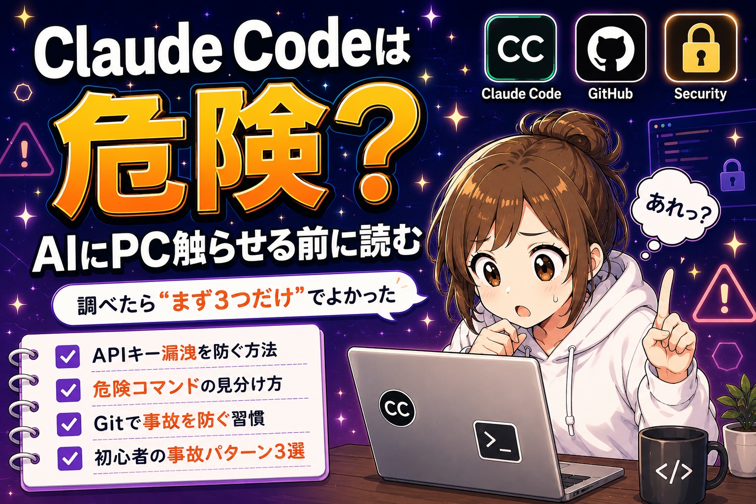 Claude Codeは危険？初心者向けセキュリティ対策